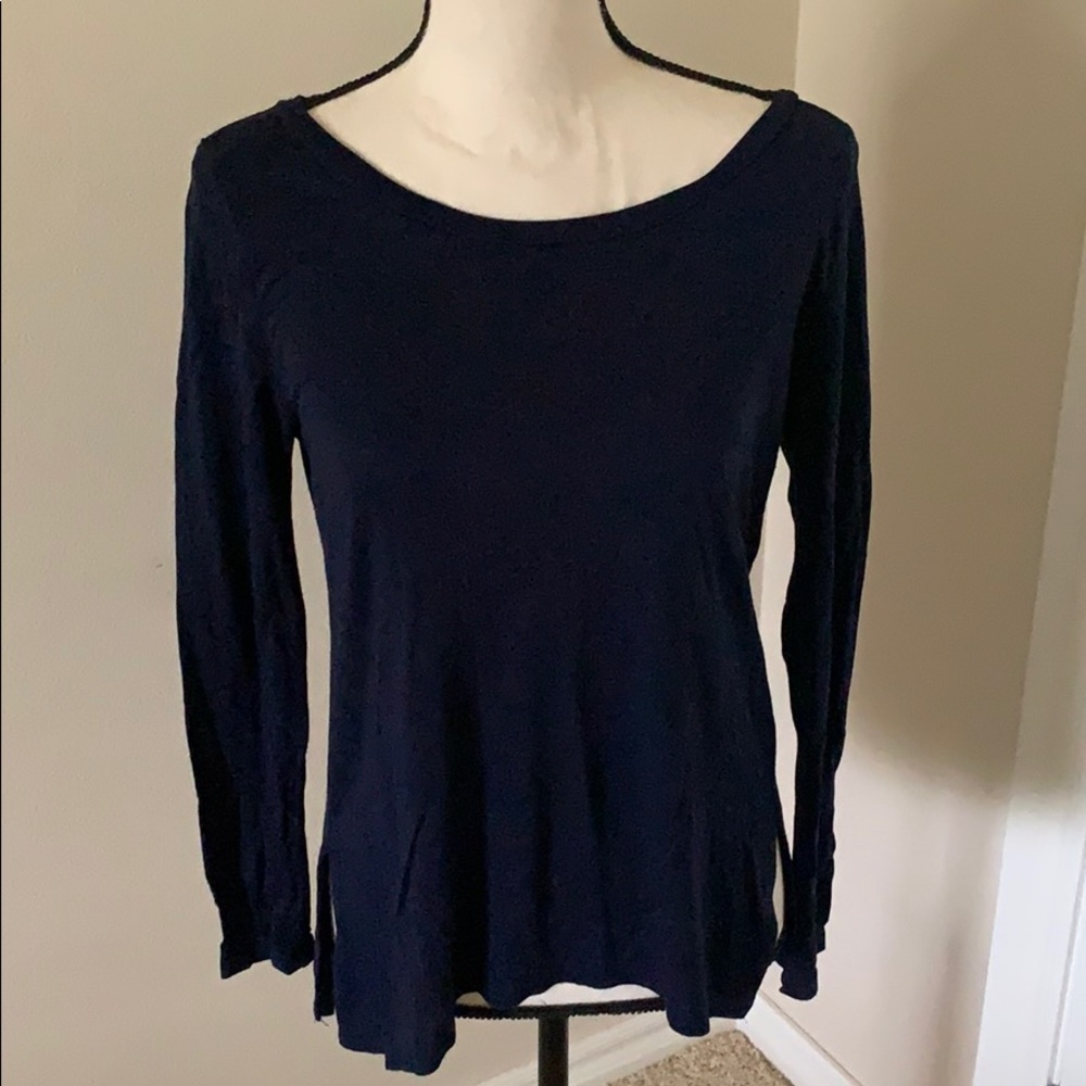 SMALL Gap Navy Women’s Top - Picture 1 of 4